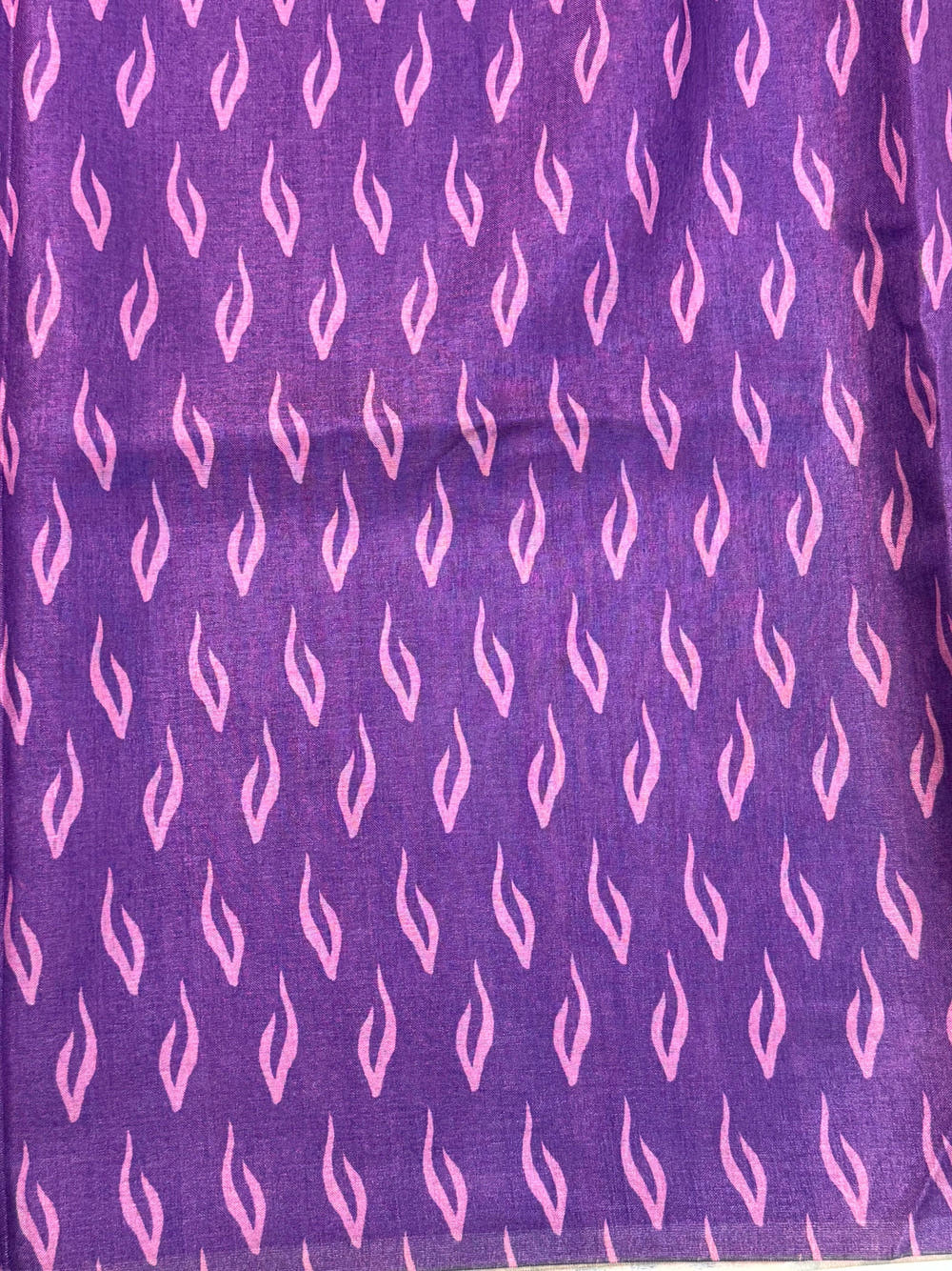 Wine Tussar Zibra Print  Saree