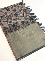 Radiant Kalamkari Kota Doriya Saree