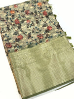 Stylish Kalamkari Kota Doriya Saree