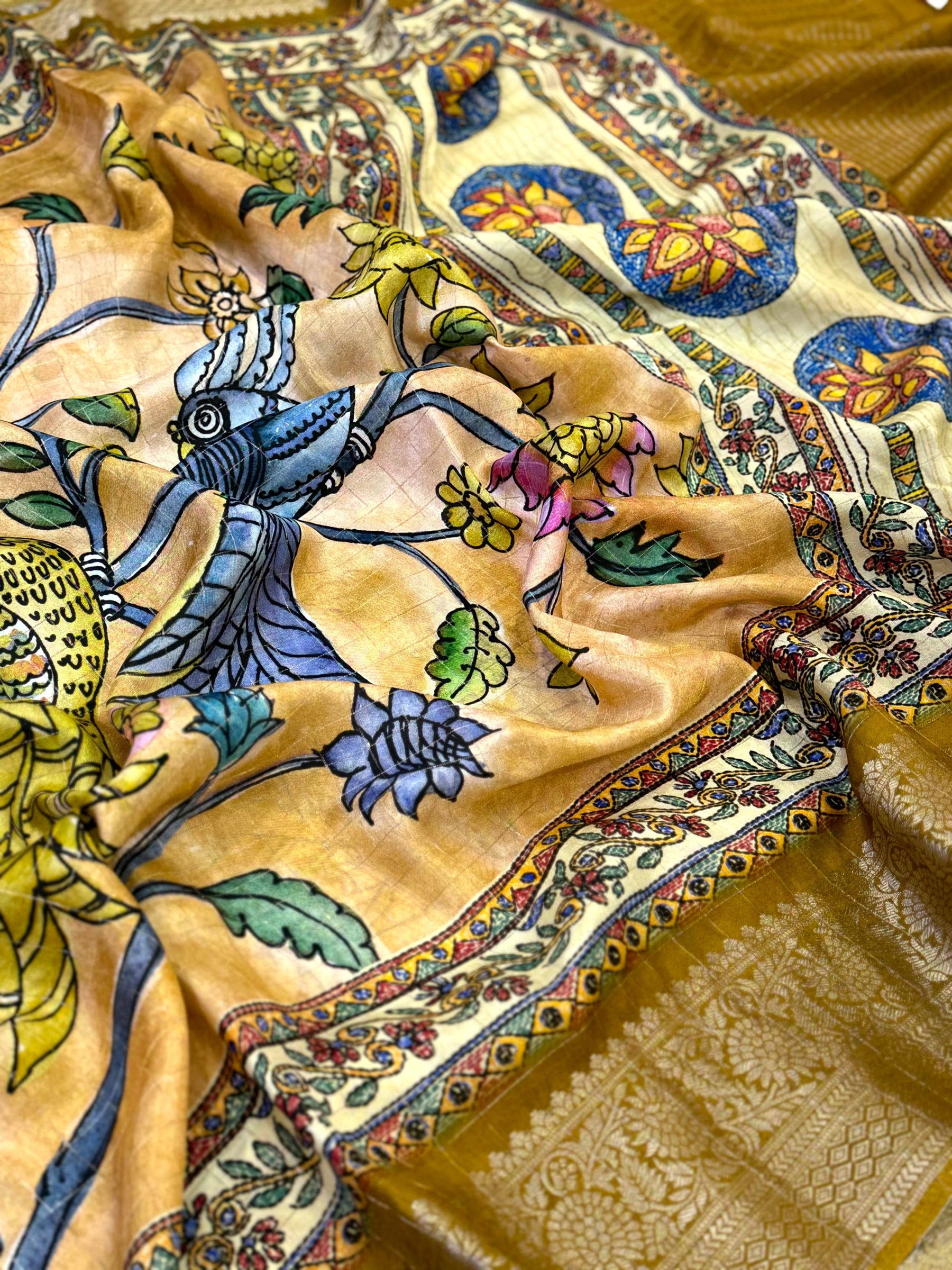 Majestic Pure Viscose Dola Check Saree