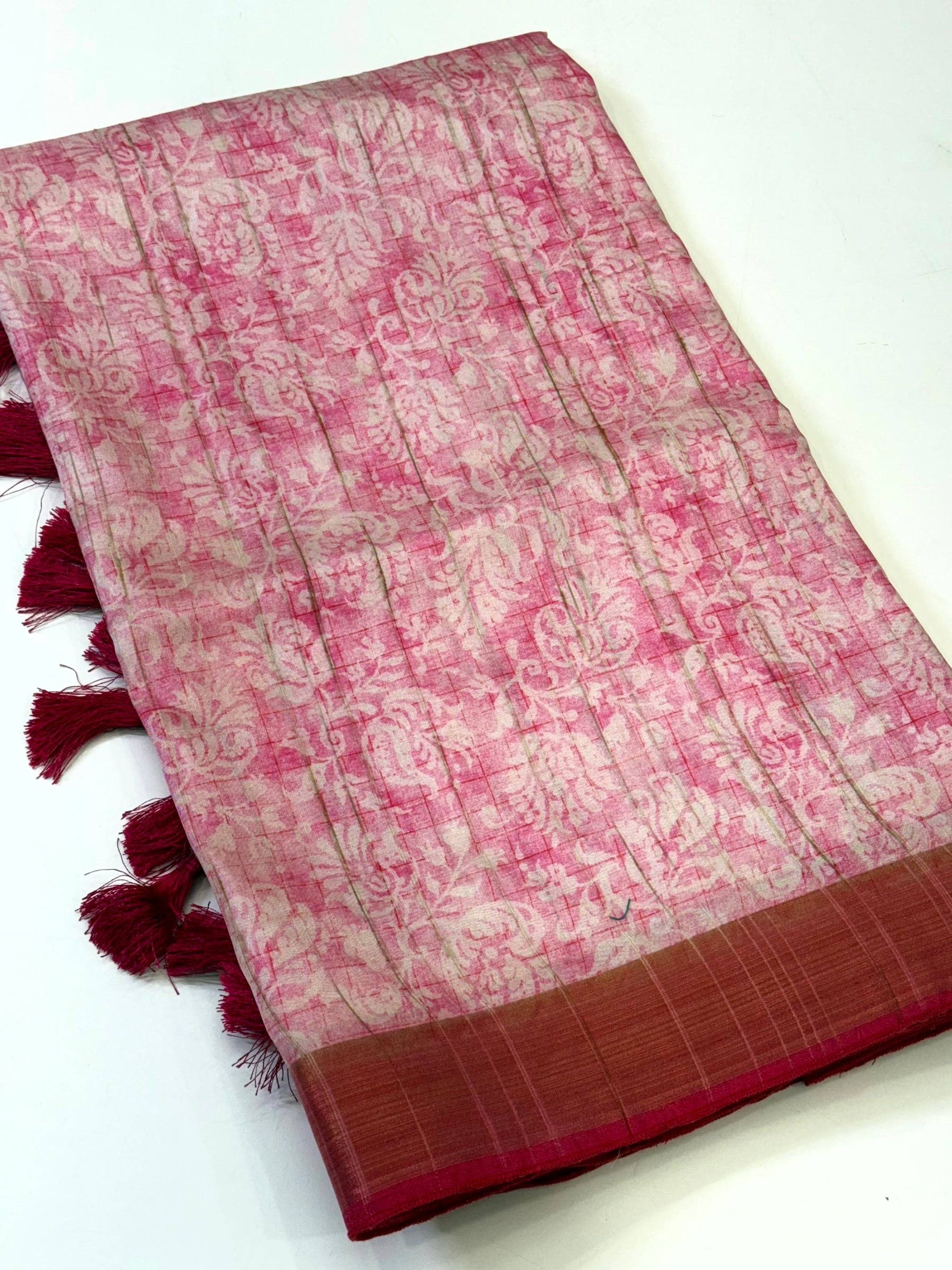 Regal Soft Silk Ghicha  Saree