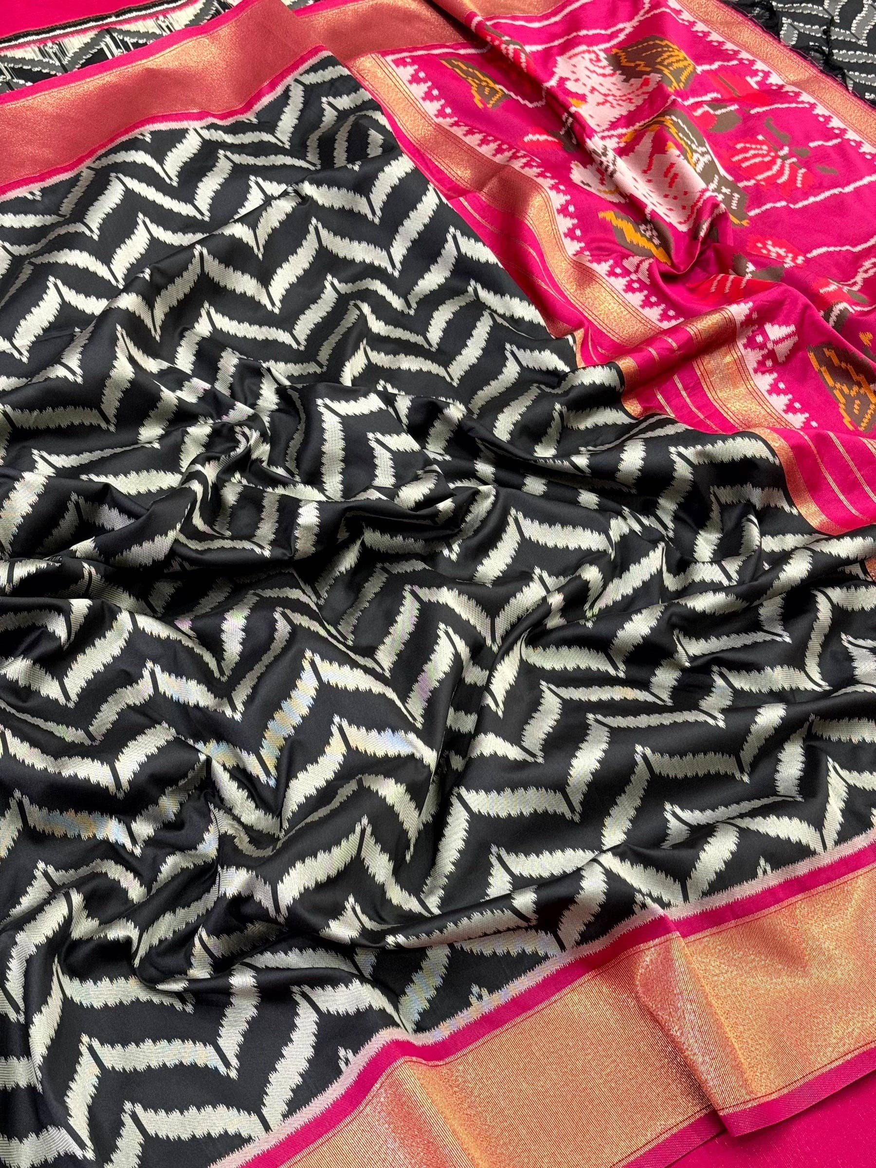 Celebrity Style Banarasi Ikkat Saree