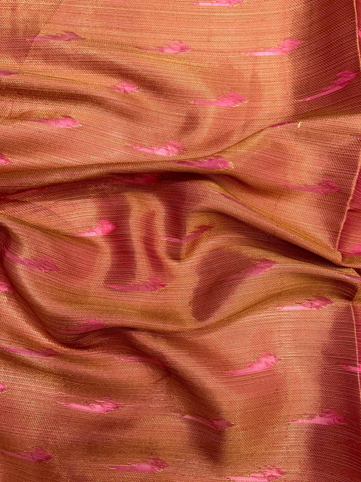 Elevate Kalamkari Printed Tissue Saree