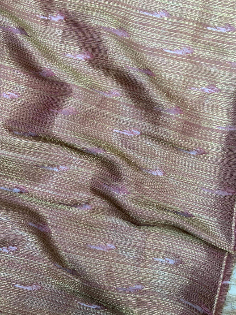 Heritage Kalamkari Printed Tissue Saree