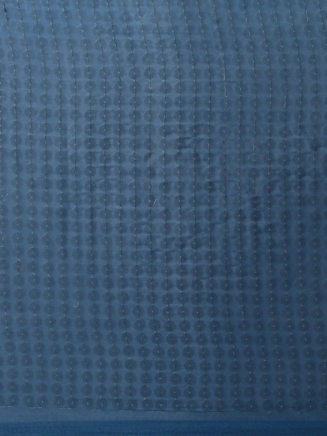 Design Ombre Blue Colour Two Tone Sequence Saree