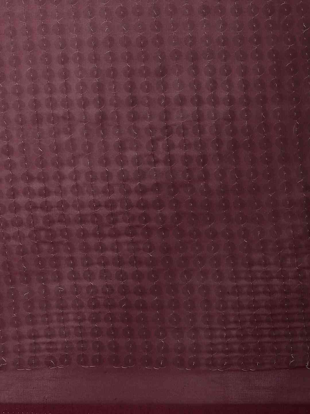 Design Ombre Pink Colour Two Tone Sequence Saree