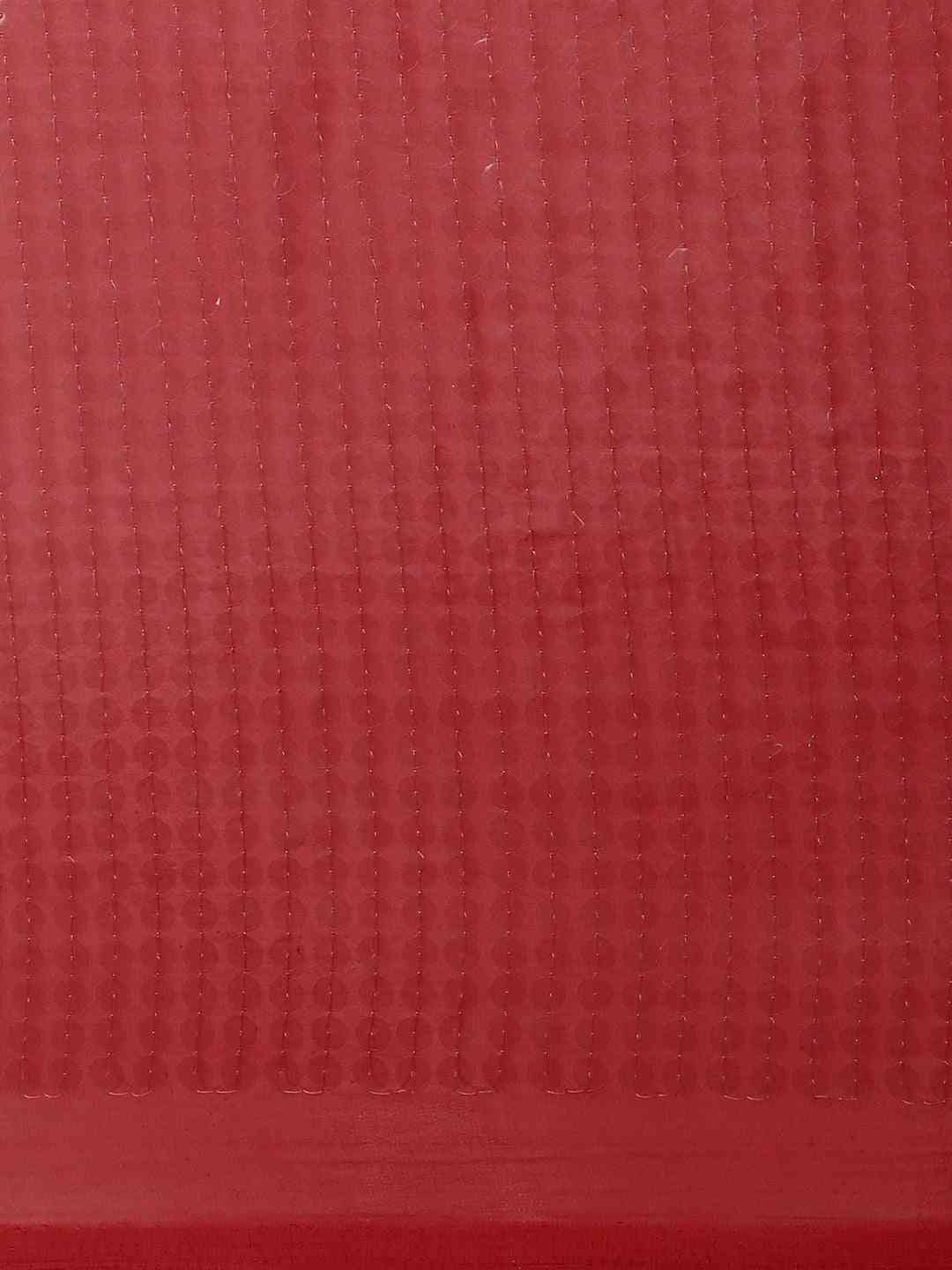 Design Ombre Red Colour Two Tone Sequence Saree