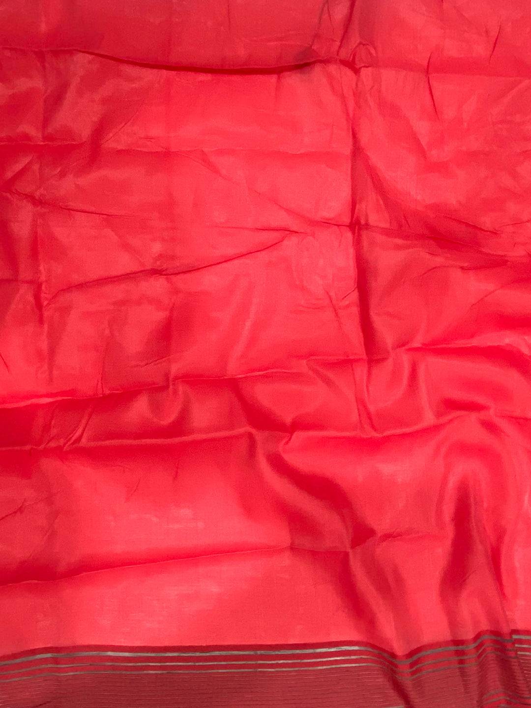 Royal Grey Dhakai Cotton Silk Saree