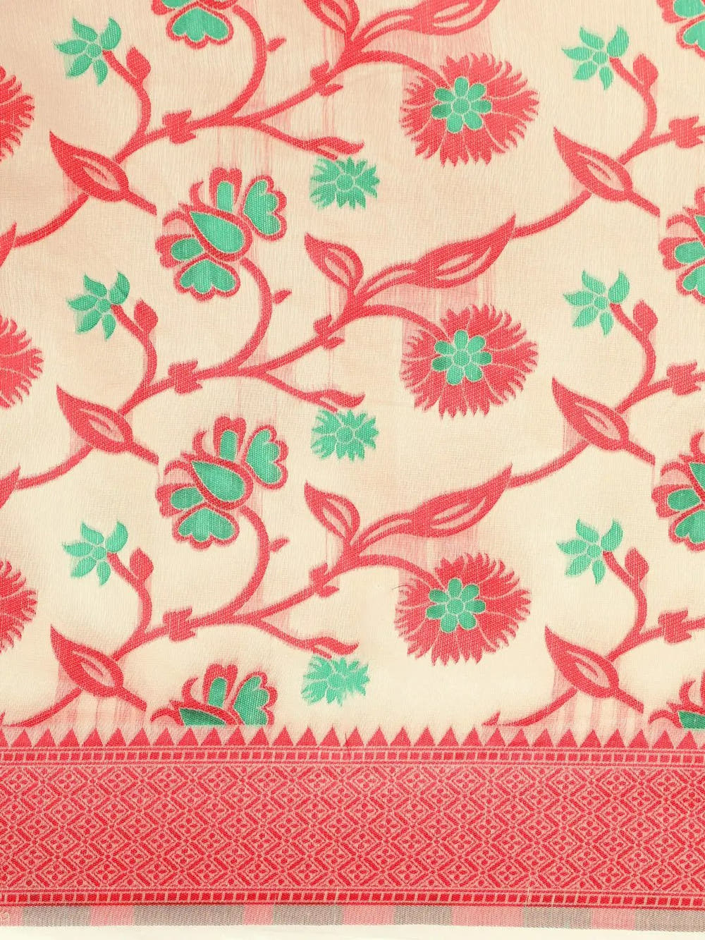 Soft Pink Light Weight Dhakai Jamdani Saree