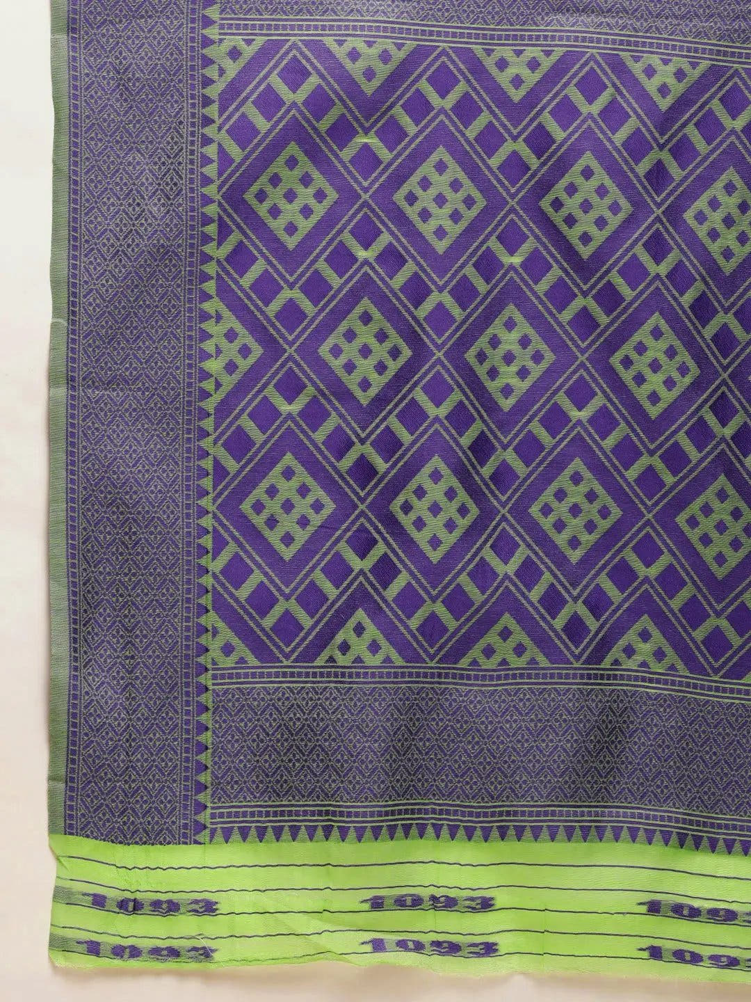 Radiance Cotton Silk Dhakai Jamdani Saree