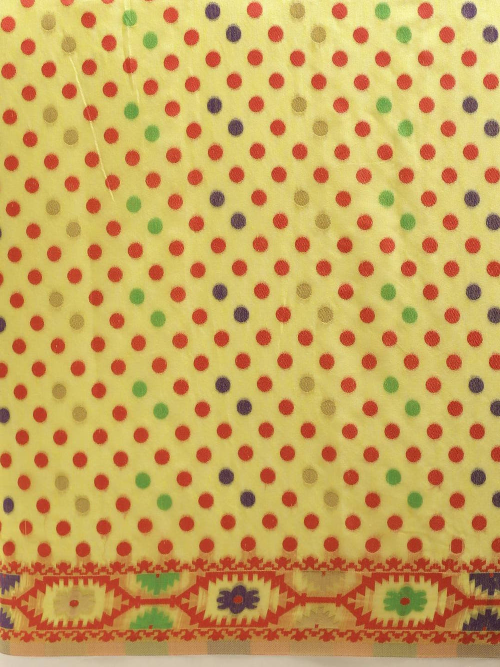 Light Yellow Dhakai Jamdani Saree