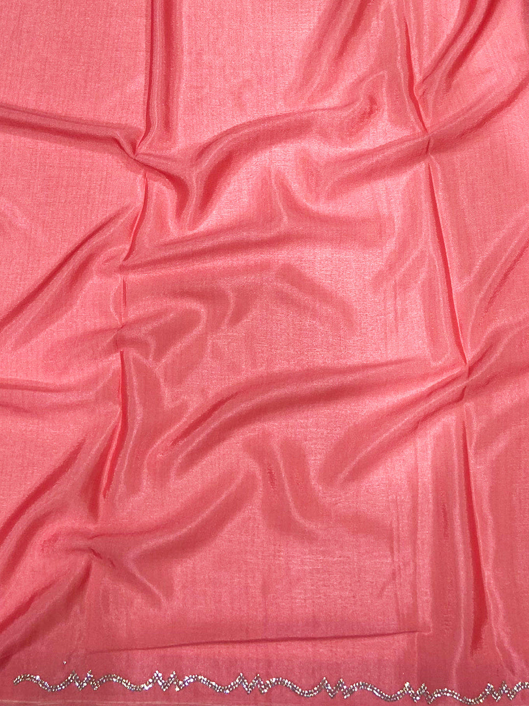 Celestial Glow Zarocan Chiffon Saree