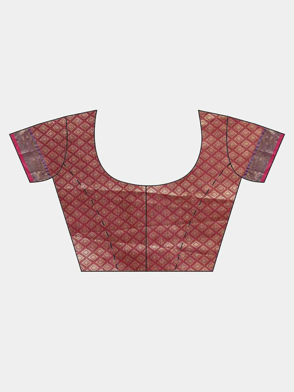 Banarasi Silk Cotton Royal Blue Colour Woven Design Saree