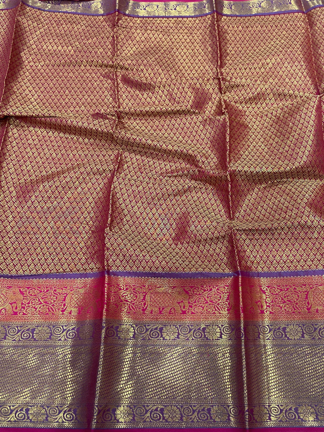 Regal Radiance Banarasi Polka Zari Saree