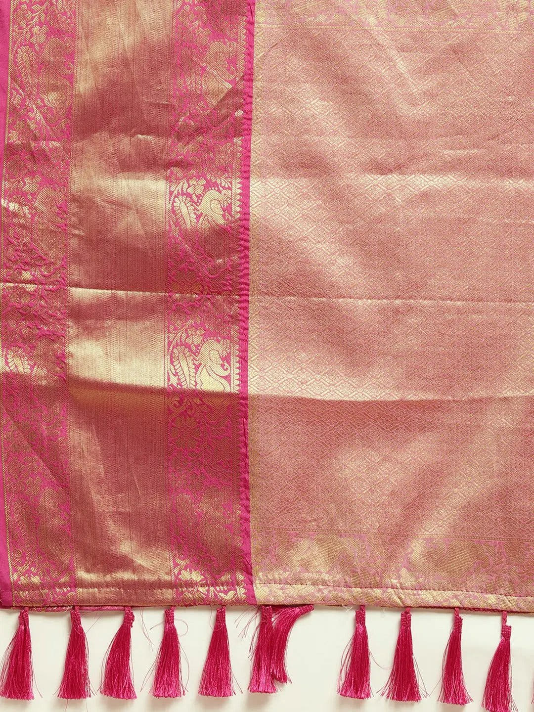 Exclusive Banarasi Pattu Zari Motifs Festive Wear Saree