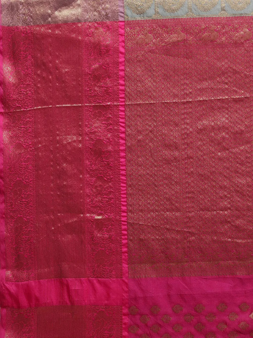 Exclusive Banarasi Pattu Zari Motifs Festive Wear Saree