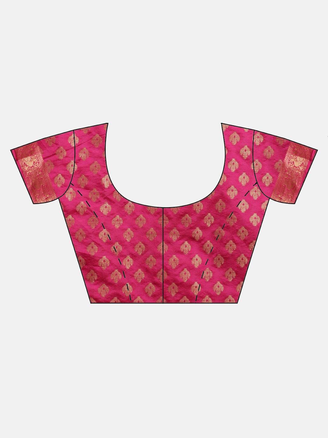 Exclusive Banarasi Pattu Zari Motifs Festive Wear Saree