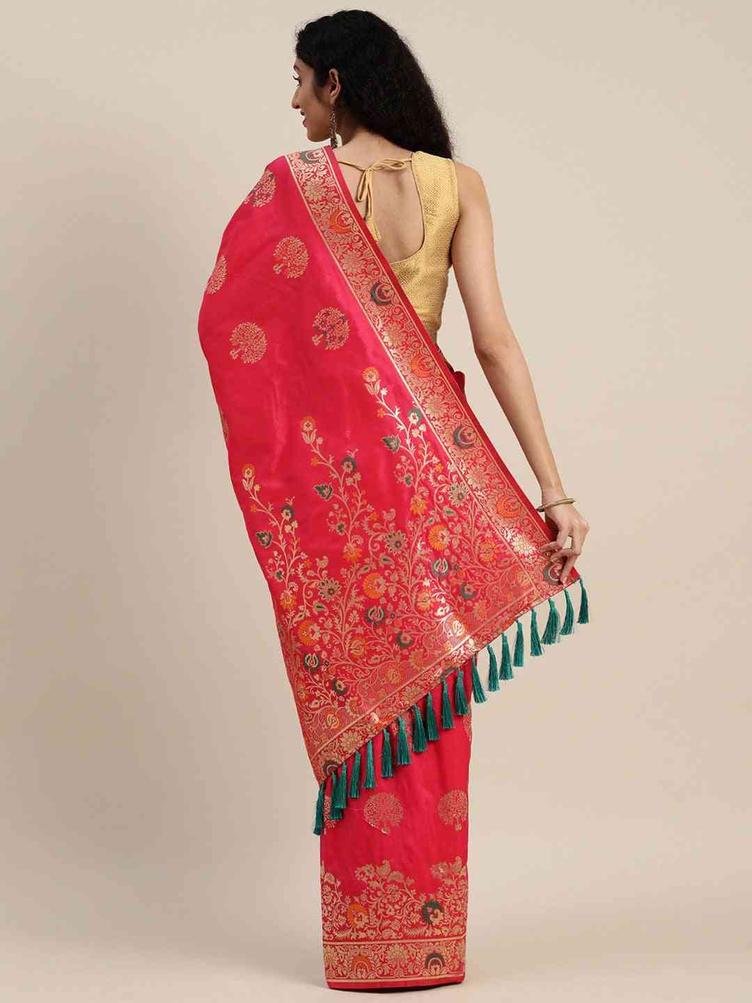 Kanjivaram Silk Woven Design With Zari Saree