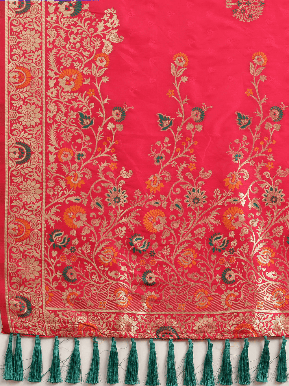 Kanjivaram Silk Woven Design With Zari Saree