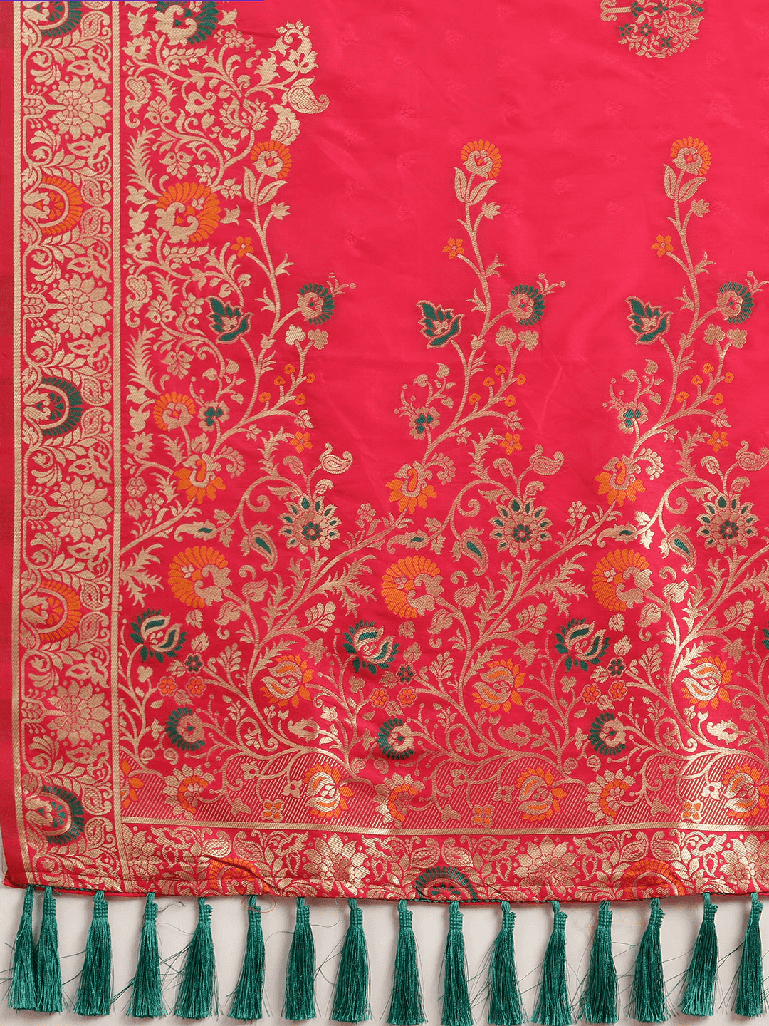 Kanjivaram Silk Woven Design With Zari Saree