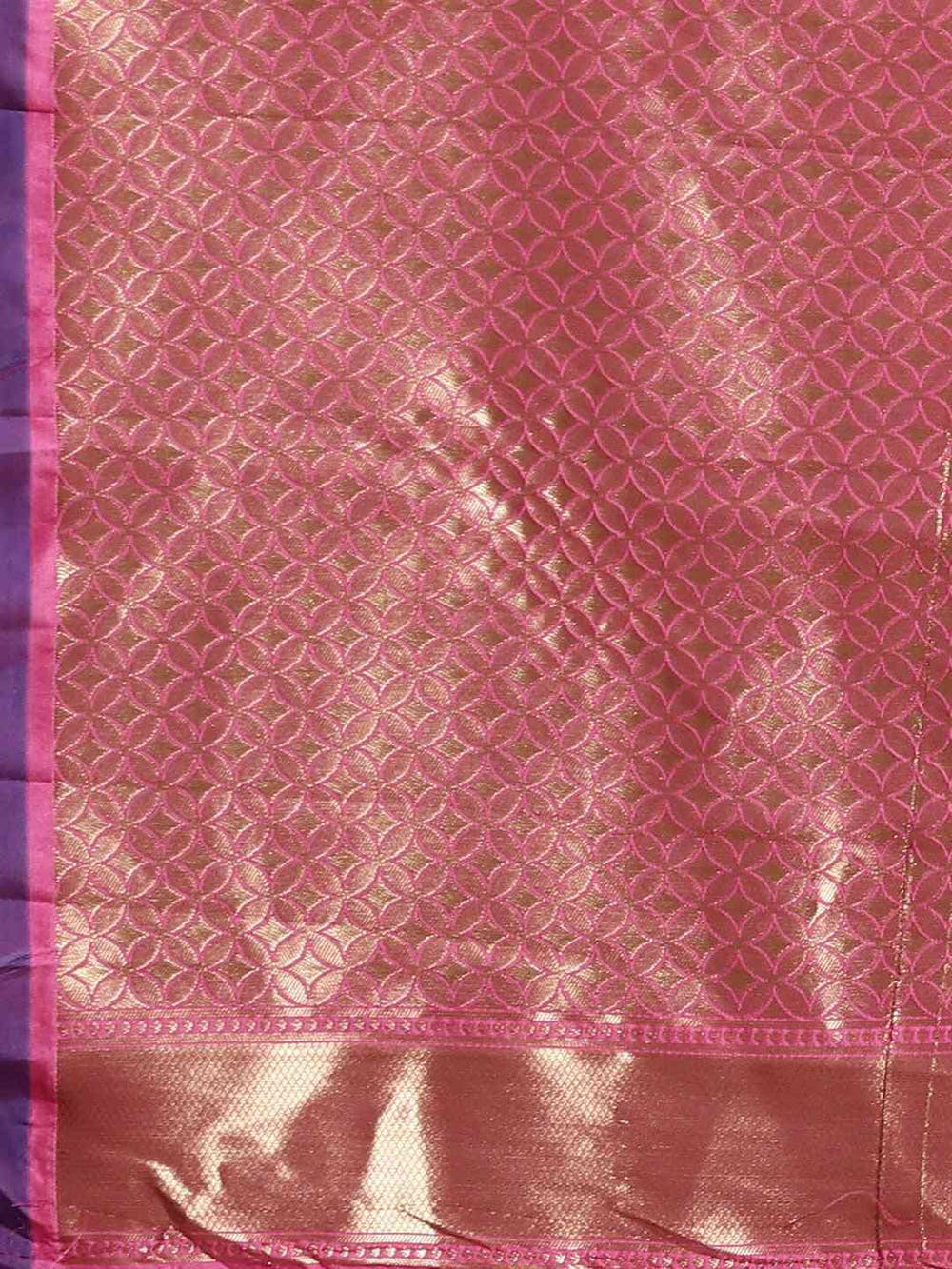 Beatiful Light Pink Silk Woven Design Banarasi Saree