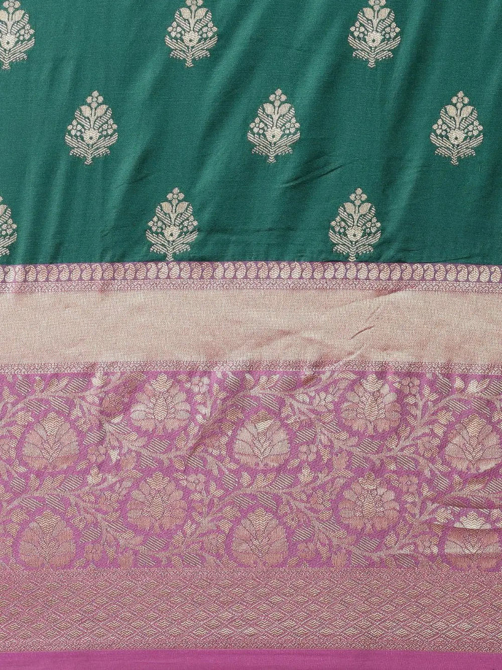 Banarasi Katan Silk Kanchi Zari Weaving Saree