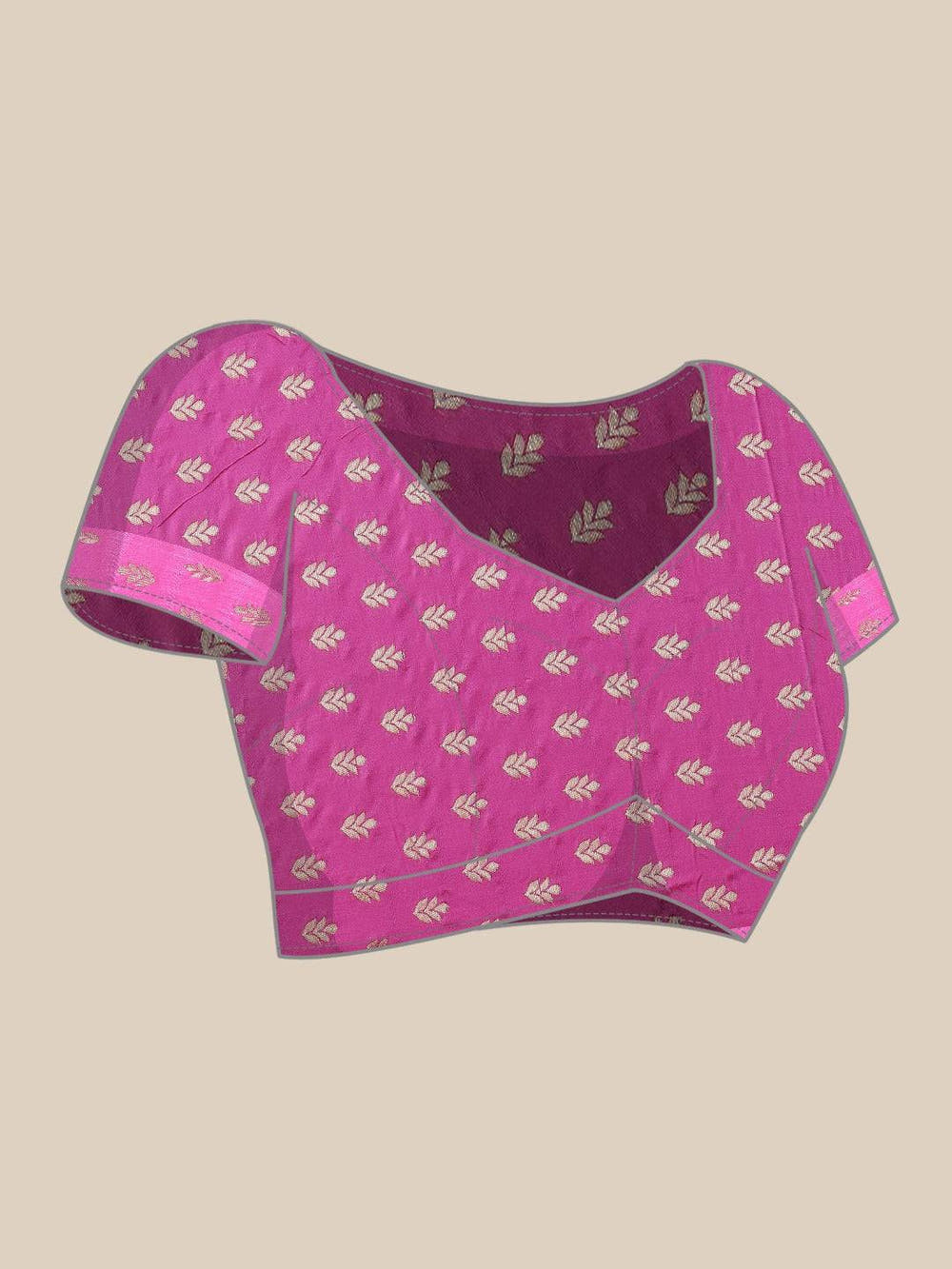 Banarasi Katan Silk Kanchi Zari Weaving Saree
