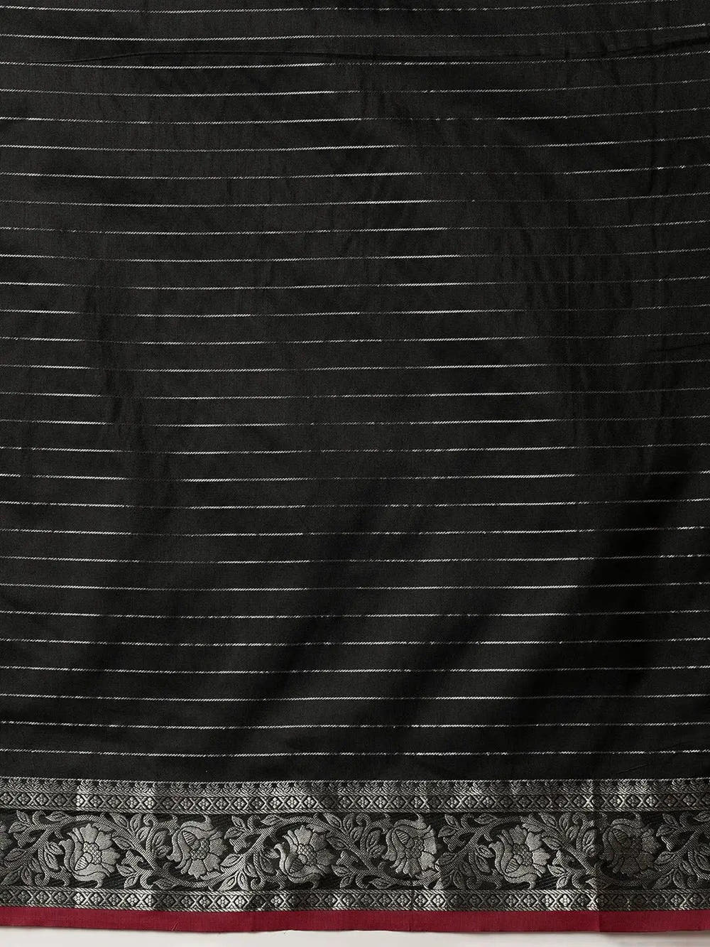 Kanjivaram Soft Silk Black Colour Zari Weaving Saree