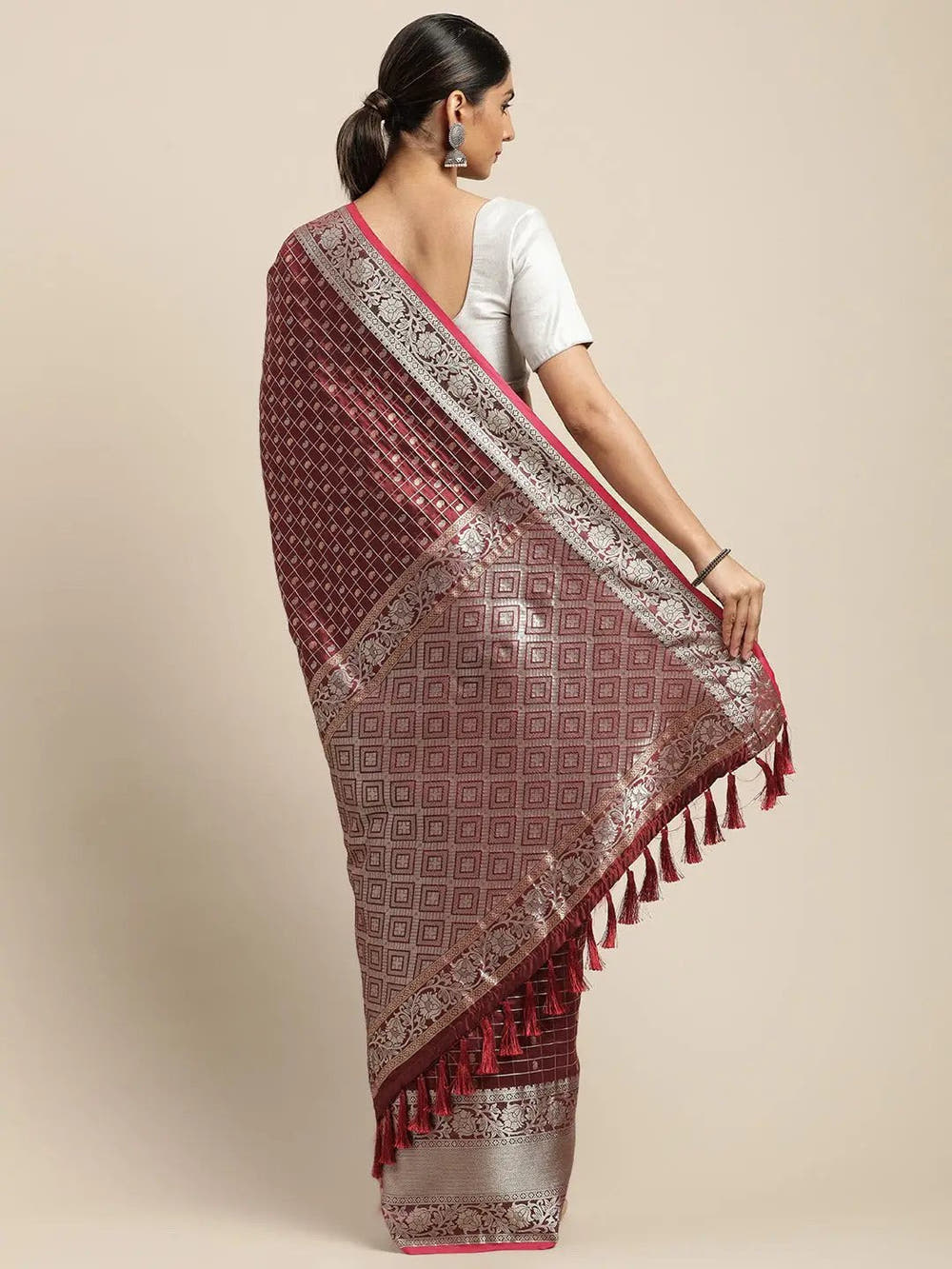 Kanjivaram Soft Silk Kanchi Zari Weaving Saree