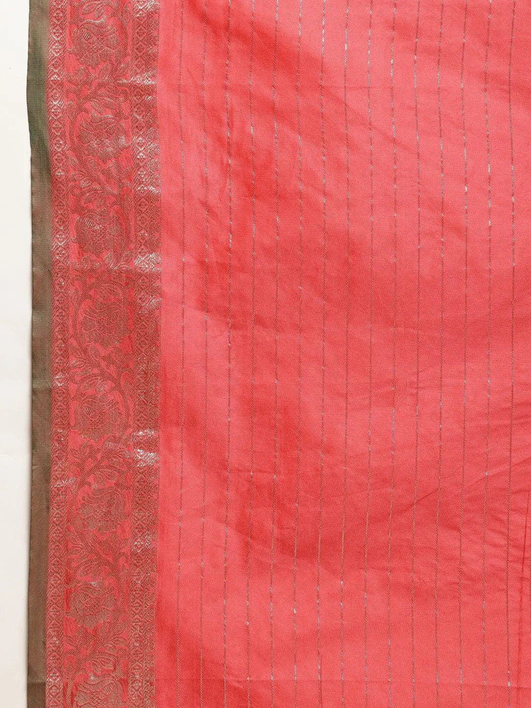 Peach Colour Kanjivaram Soft Silk Kanchi Zari Weaving Saree