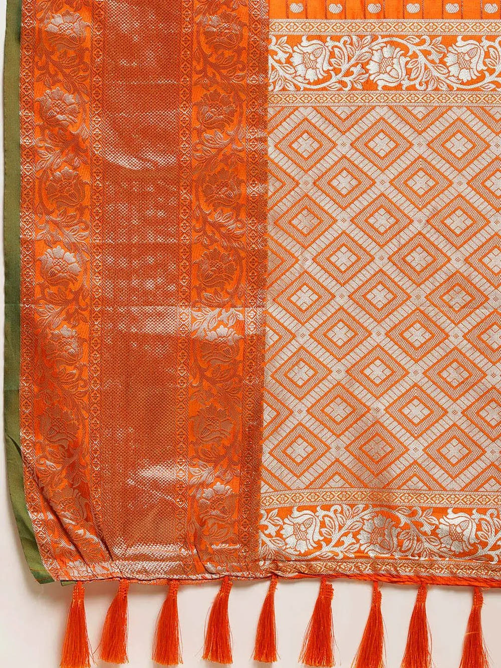 Kanjivaram Yellow Colour Soft Silk Kanchi Zari Weaving Saree