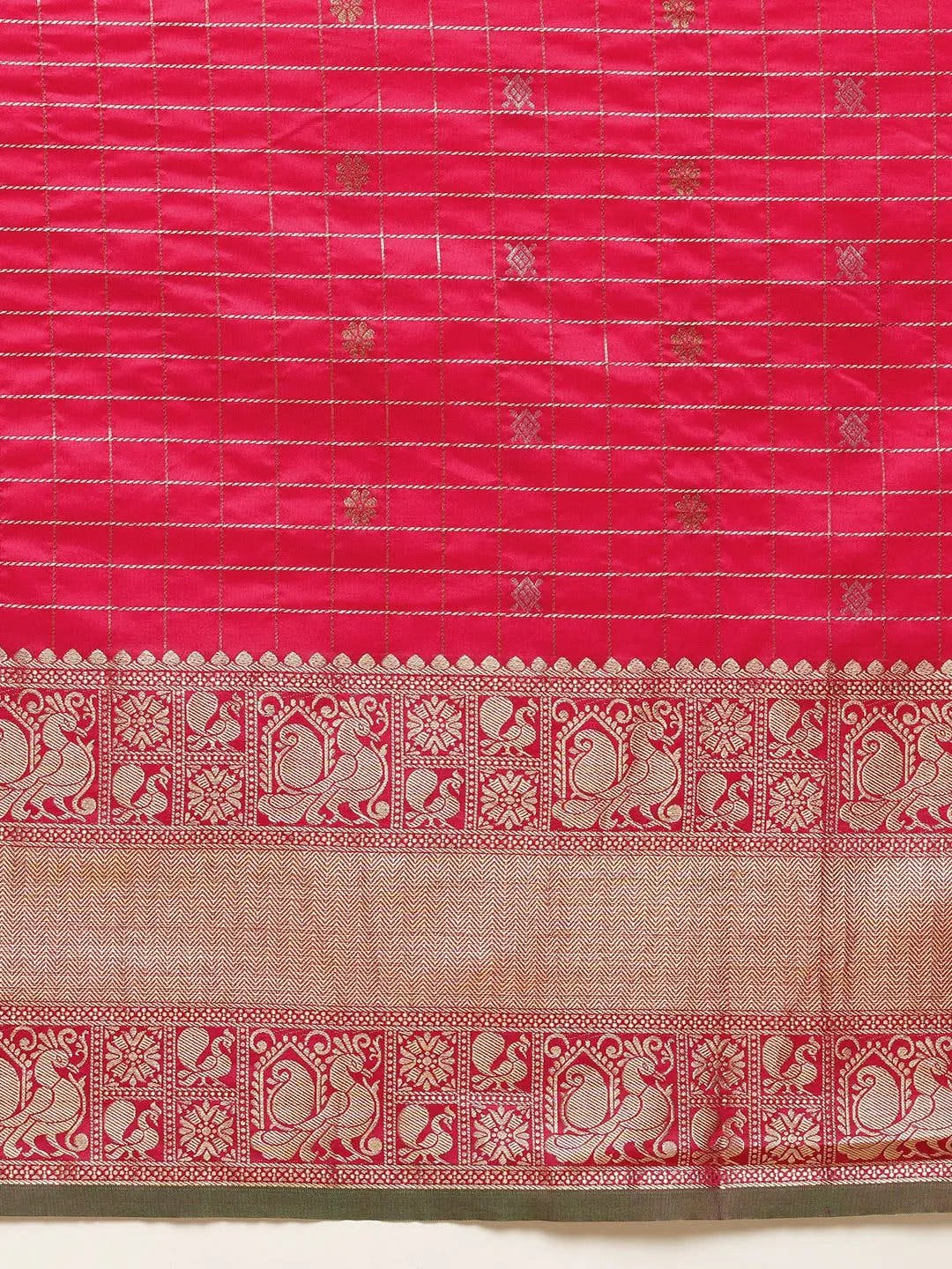 Kanjivaram Pink Colour Soft Silk Kanchi Zari Weaving Saree