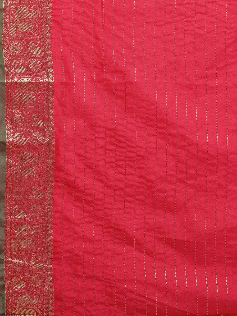 Kanjivaram Pink Colour Soft Silk Kanchi Zari Weaving Saree