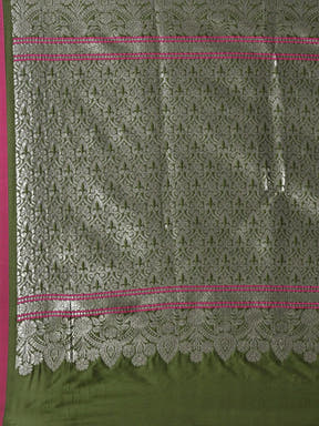  Pure Banarasi Katan Silk Kanchi Zari Weaving Saree