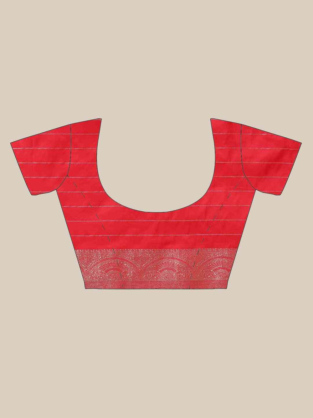 Exclusive Red Colour Woven Design Banarasi Saree