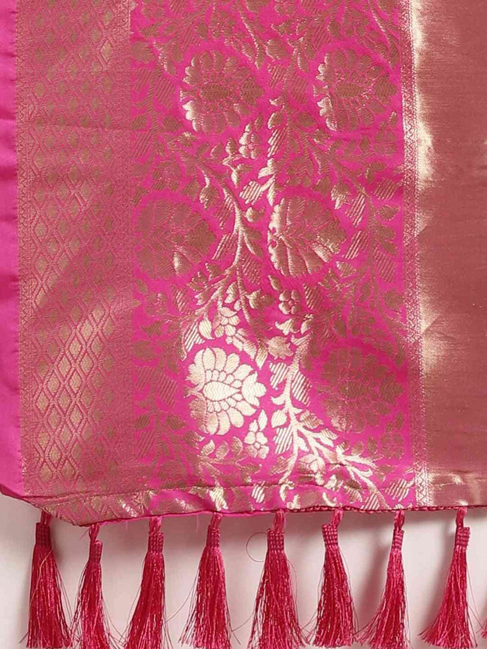 Stylish Grey Colour Zari Woven Banarasi Silk Saree