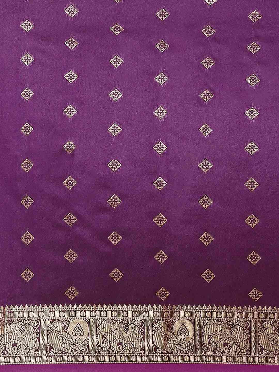 Wine Kanjivaram Soft Silk Kanchi Zari Weaving Saree
