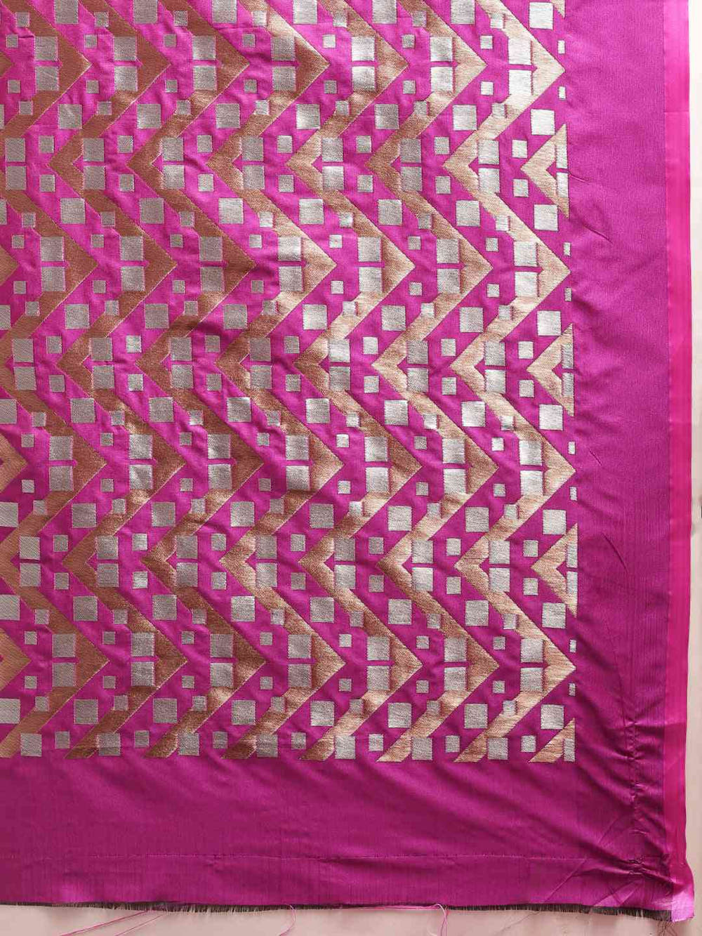 Banarasi Wine Colour Silk Blend Woven Design Saree