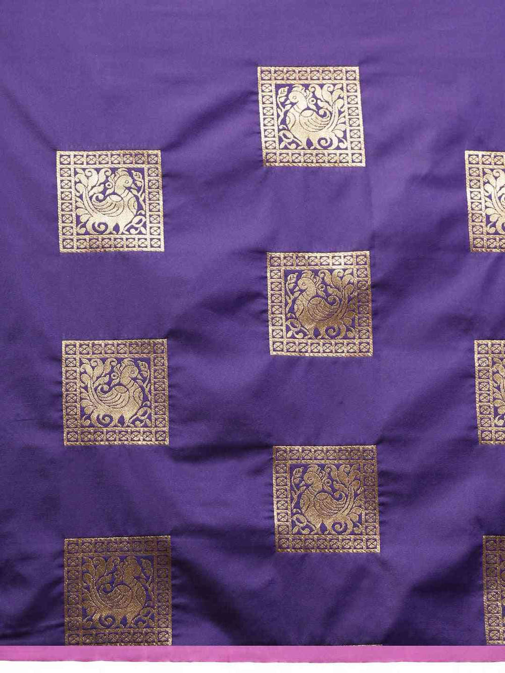 Kanjivaram Indigo Colour Silk Blend Woven Design Saree