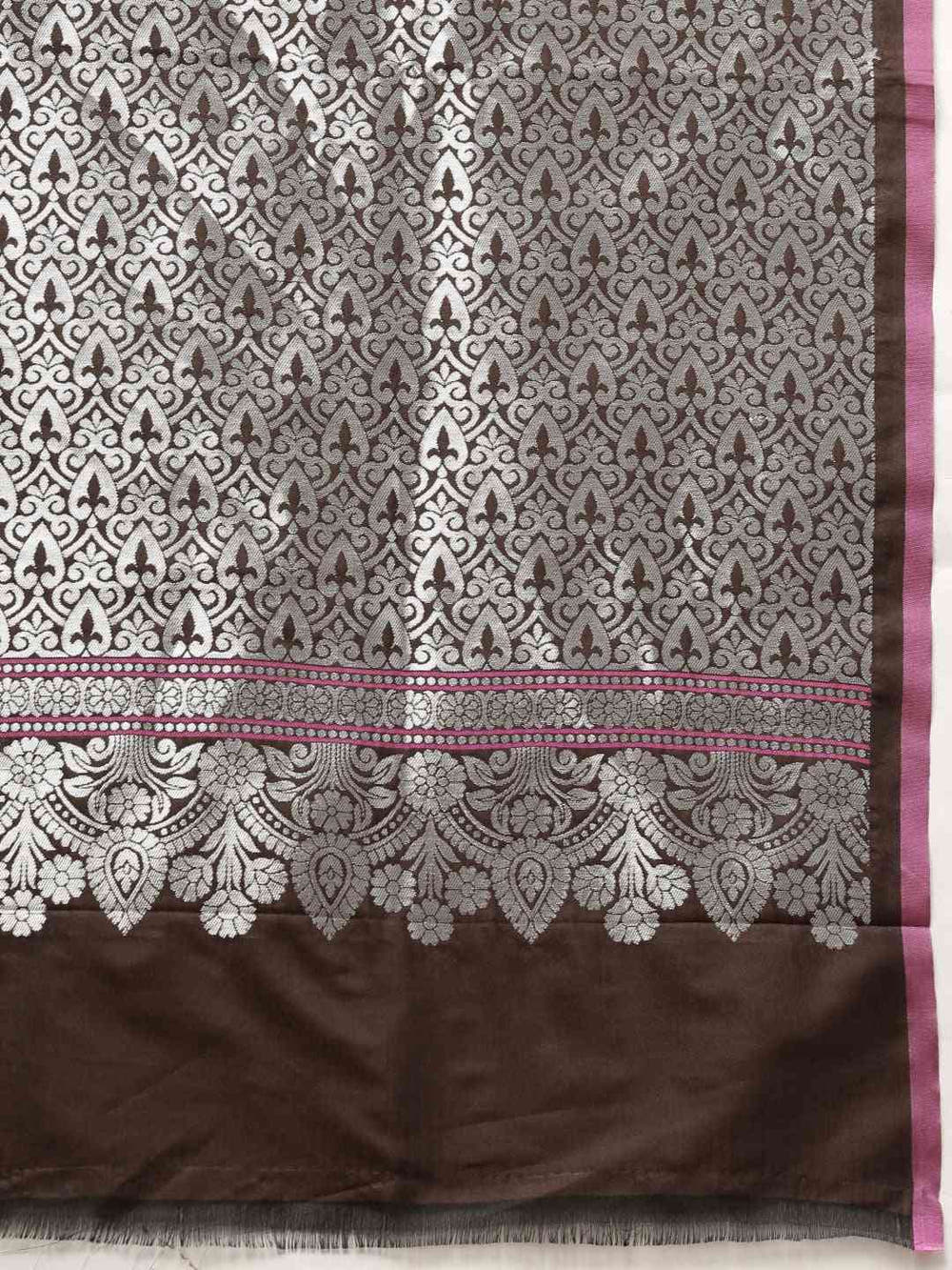 Kanjivaram Coffee Brown Colour Silk Blend Woven Design Saree