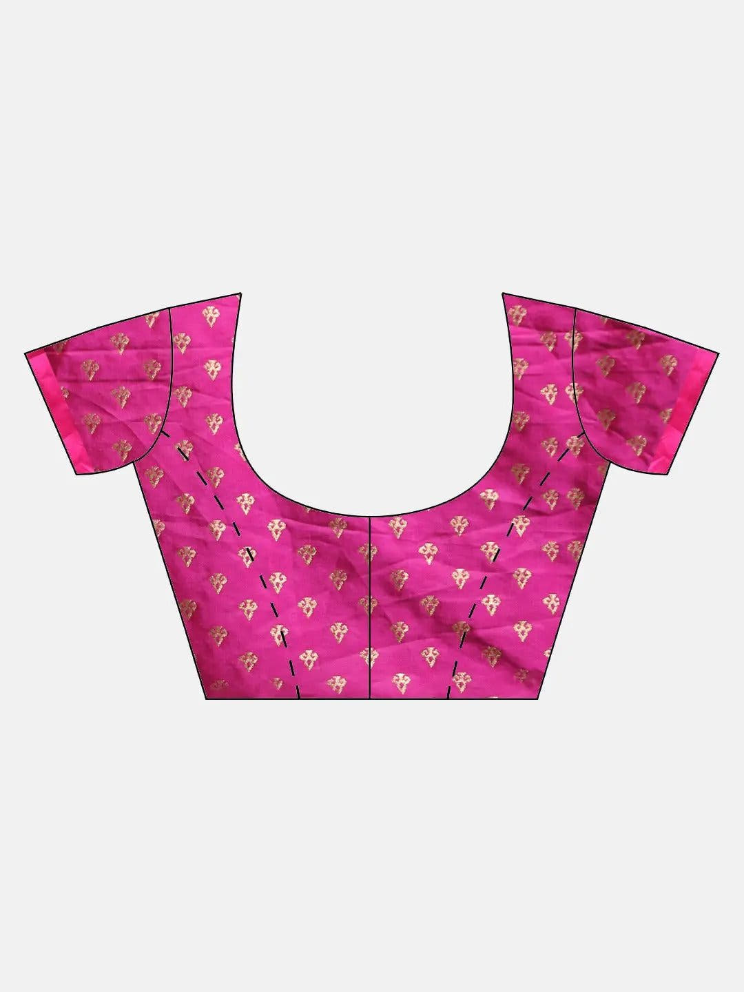Stylish Purple Colour Ethnic Motifs Woven Design Banarasi Saree