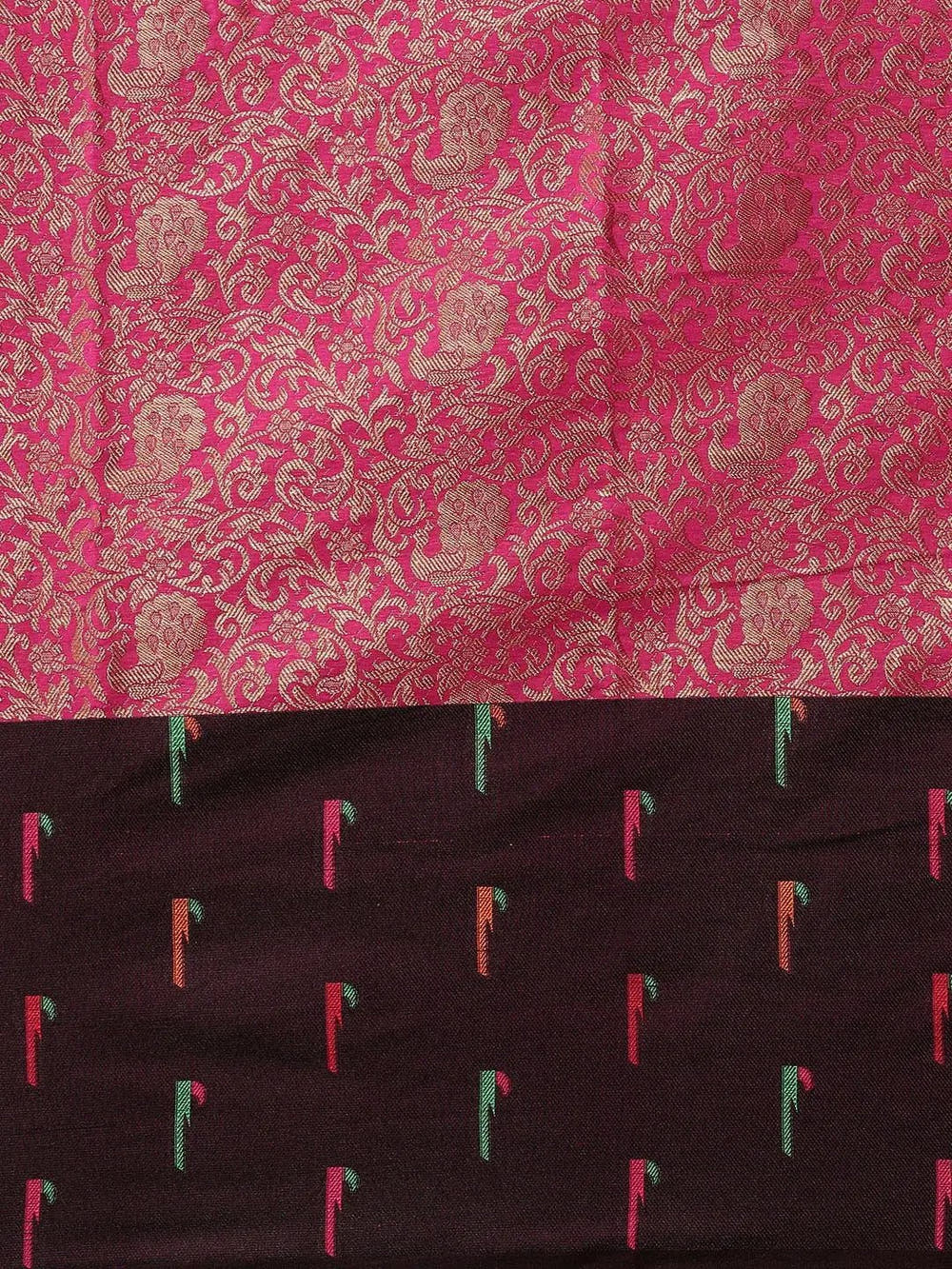 Kora Silk Banarasi  Zari Weaving Saree