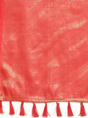 Kalamkari Pattu Banarasi Silk Saree 