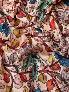 Kalamkari Pattu Banarasi Silk Saree 