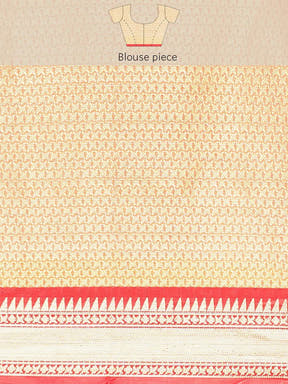 Kalamkari Pattu Banarasi Silk Saree 