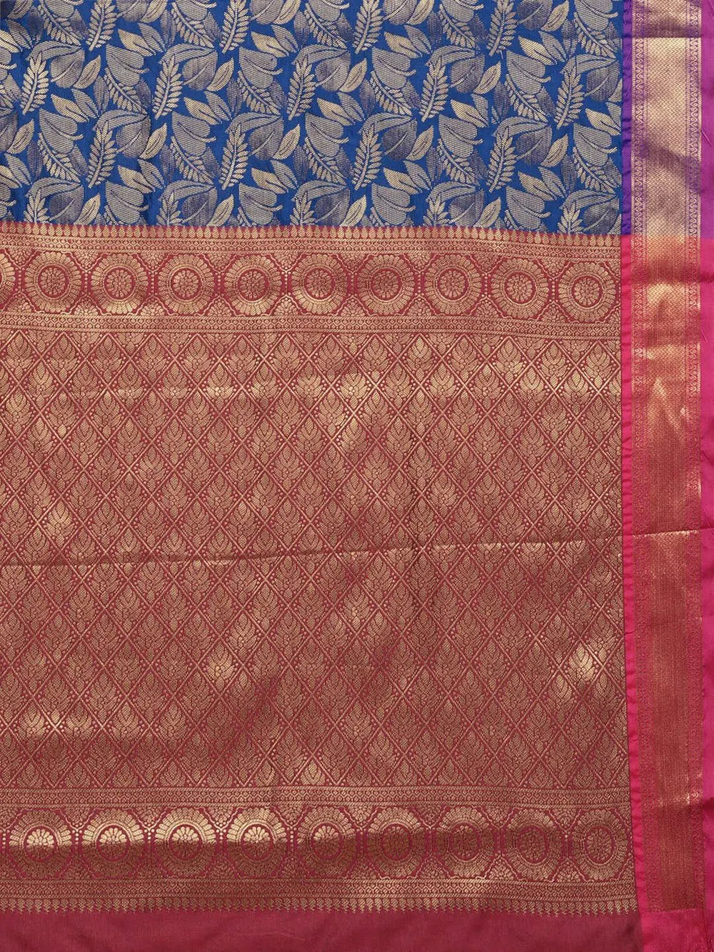 Stylish Kanjivaram Silk Saree Woven Design With Zari Work