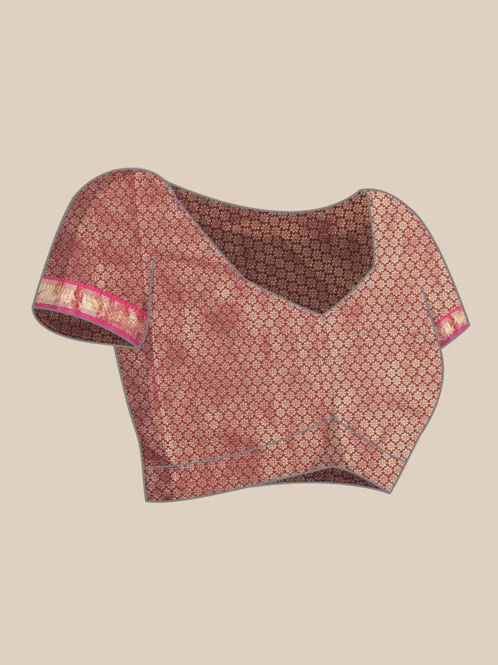 Stylish Kanjivaram Silk Saree Woven Design With Zari Work