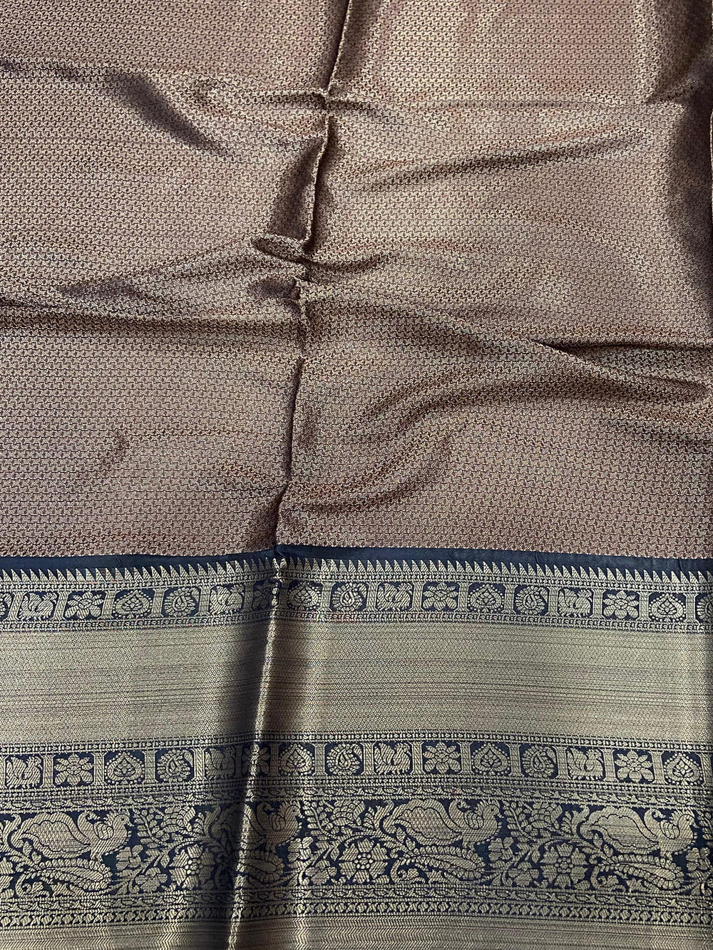 Intricate Rama Green Banarasi Silk Saree