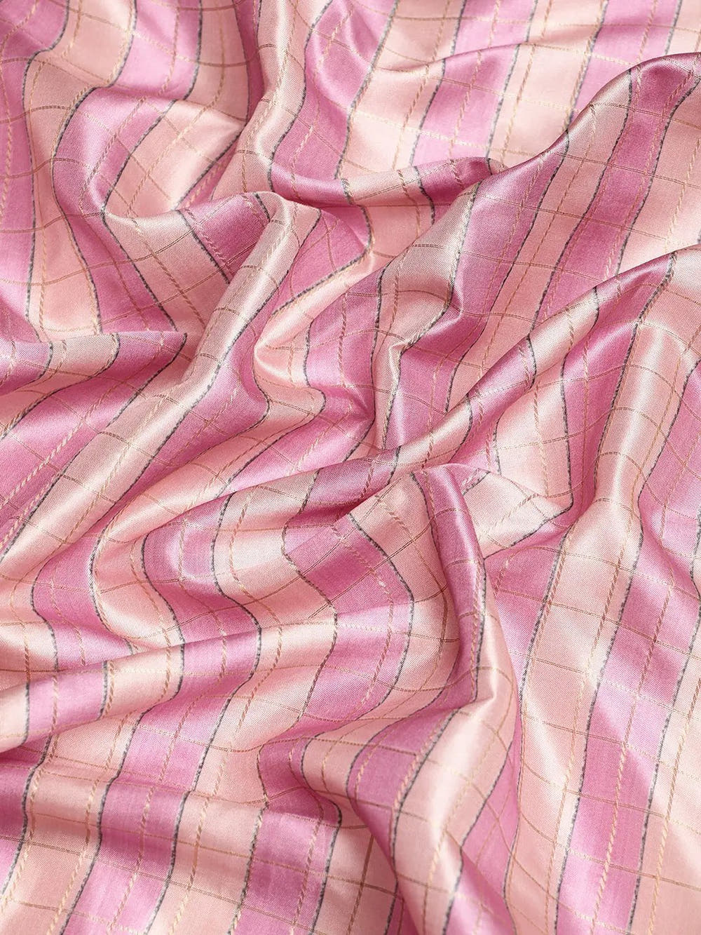 Digital Kalamkari Pattu Banarasi Silk Saree