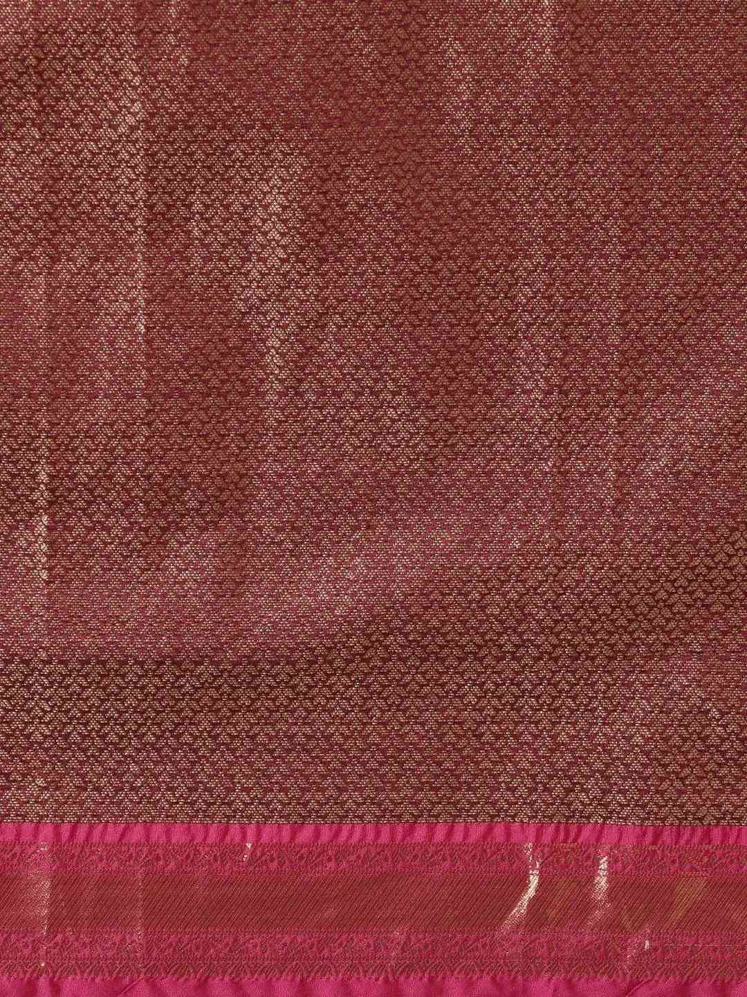 Soft Silk Black Colour Kanjivaaram Zari & Butta Weaving Saree